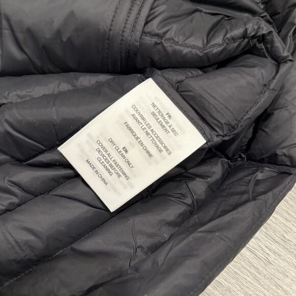 Soia & Kyo Women's S Macy Light Down Knit Jacket Elbow Sleeves Semi Fitted Black - Picture 14 of 16